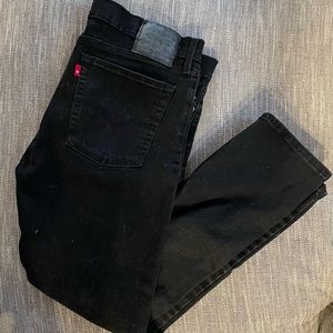 Levi 510 black jeans W36” L30”